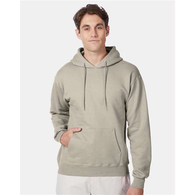 Hanes Ultimate Cotton® Hooded Sweatshirt - Sand - Hanes F170 Hanes