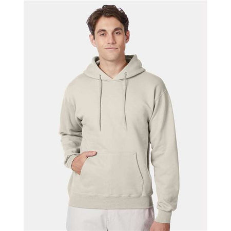 Hanes Ultimate Cotton® Hooded Sweatshirt - Natural - Hanes F170 Hanes