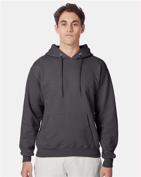 Hanes Ultimate Cotton® Hooded Sweatshirt - Smoke Grey - Hanes F170 Hanes