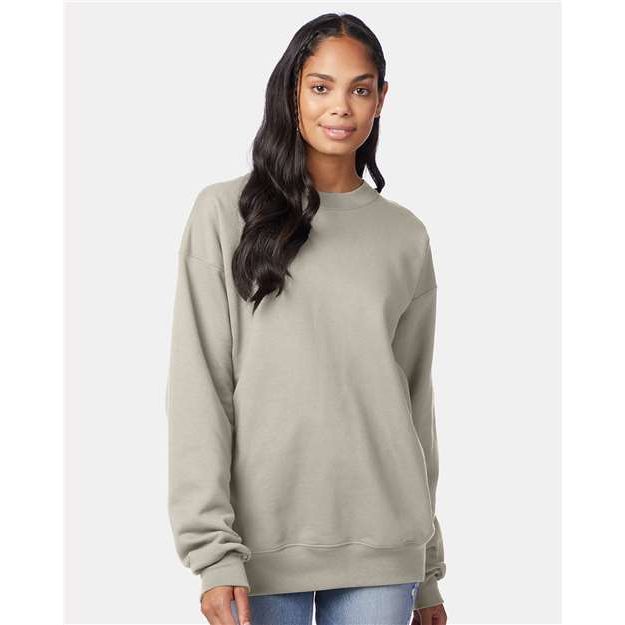 Hanes Ultimate Cotton® Crewneck Sweatshirt - Sand - Hanes F260 Hanes