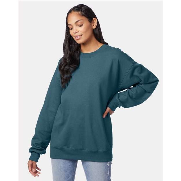 Hanes Ultimate Cotton® Crewneck Sweatshirt - Cactus - Hanes F260 Hanes