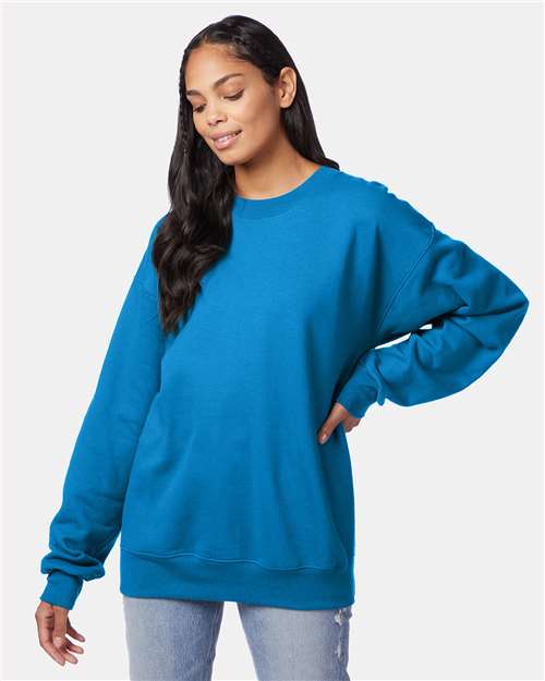 Hanes Ultimate Cotton® Crewneck Sweatshirt - Teal - Hanes F260