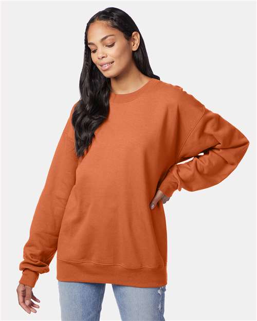 Hanes Ultimate Cotton® Crewneck Sweatshirt - Pumpkin - Hanes F260