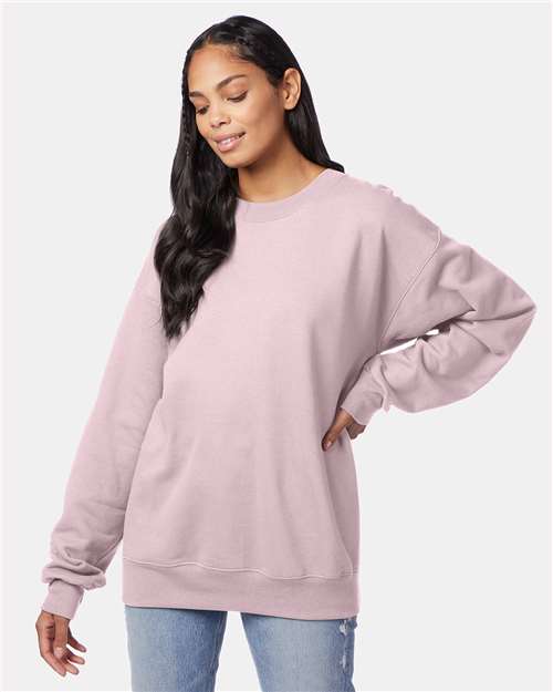 Hanes Ultimate Cotton® Crewneck Sweatshirt - Pale Pink - Hanes F260