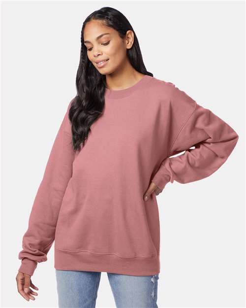 Hanes Ultimate Cotton® Crewneck Sweatshirt - Mauve - Hanes F260