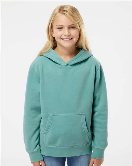 Independent Trading Co. Youth Midweight Pigment-Dyed Hooded Sweatshirt - Independent Trading Co. PRM1500Y