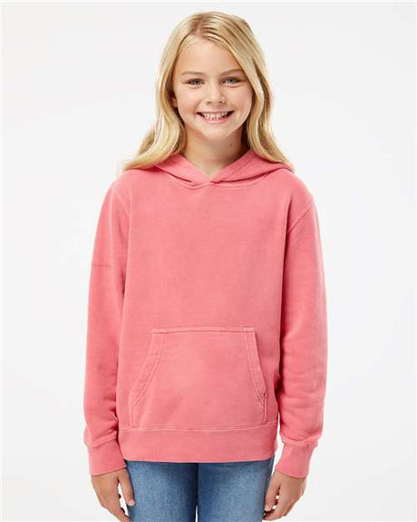 Independent Trading Co. Youth Midweight Pigment-Dyed Hooded Sweatshirt - Independent Trading Co. PRM1500Y