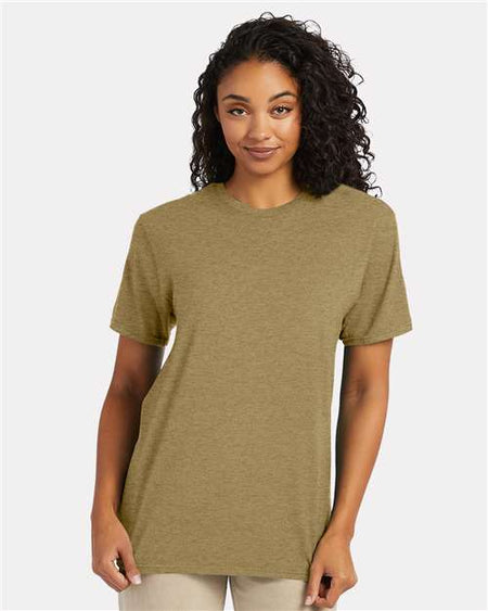 Hanes Perfect-T T-Shirt - Brown Sugar Heather - Hanes 4980 Hanes