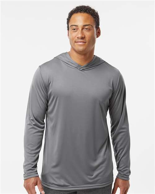 Holloway Men's Momentum Hooded Long Sleeve T-Shirt - Holloway 222830