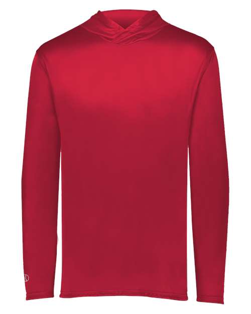 Holloway Men's Momentum Hooded Long Sleeve T-Shirt - Holloway 222830