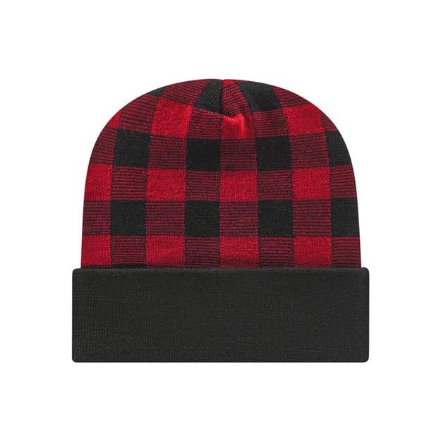 CAP AMERICA USA-Made Plaid Beanie - CAP AMERICA RKP12 CAP AMERICA