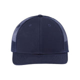 Atlantis Headwear Sustainable Recy Three Trucker Cap - Atlantis Headwear RETH Atlantis Headwear Navy/ Navy Adjustable