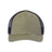 Atlantis Headwear Sustainable Recy Three Trucker Cap - Atlantis Headwear RETH Atlantis Headwear Olive/ Black Adjustable
