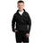 Joe's USA Youth Tricot Track Jacket DRI-EQUIP Black/Black Youth X-Small