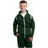 Joe's USA Youth Tricot Track Jacket DRI-EQUIP Forest Green/White Youth X-Small