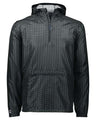 Holloway Men's Range Hooded Packable Quarter-Zip Jacket - Holloway 229554