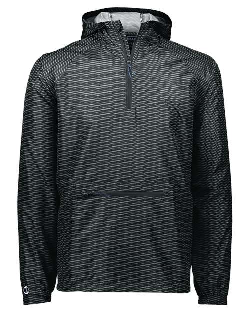 Holloway Men's Range Hooded Packable Quarter-Zip Jacket - Holloway 229554