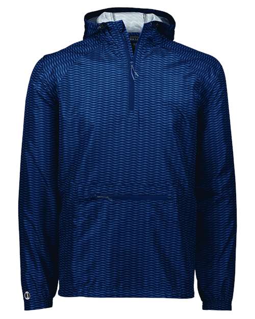 Holloway Men's Range Hooded Packable Quarter-Zip Jacket - Holloway 229554