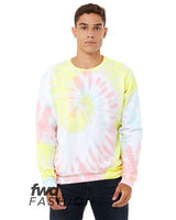 Bella + Canvas 3945RD Unisex FWD Fashion Tie-Dyed Crewneck Sweatshirt