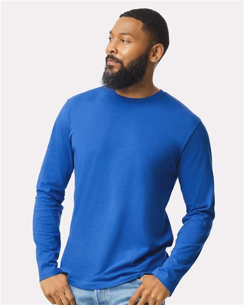 Gildan Softstyle® Long Sleeve T-Shirt - Gildan 64400 Gildan Royal S