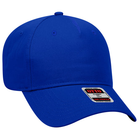 OTTO CAP 5 Panel Low Profile Baseball Cap OTTO 99-598 Otto Cap 001 - Royal OSFM - Adult