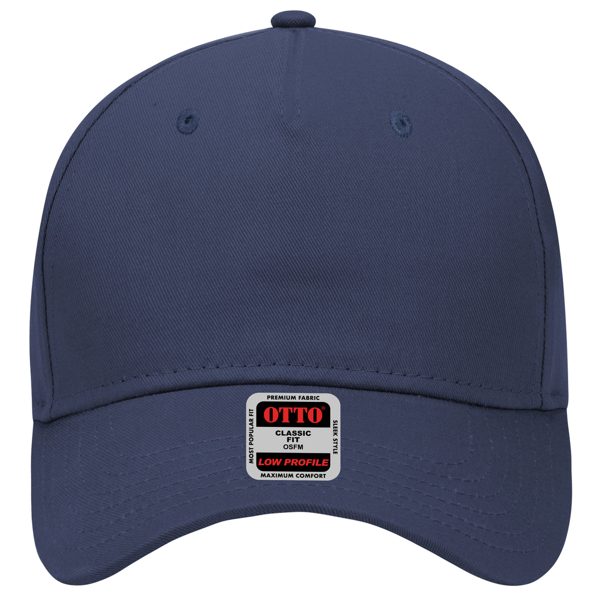 OTTO CAP 5 Panel Low Profile Baseball Cap OTTO 99-598 Otto Cap 004 - Navy OSFM - Adult