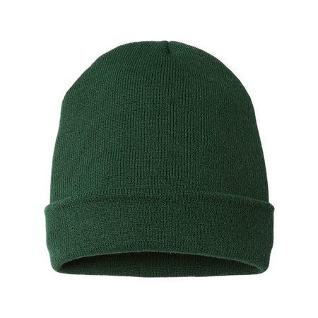 CAP AMERICA USA-Made 12" Cuffed Beanie - CAP AMERICA TKN24 CAP AMERICA Forest Green One Size