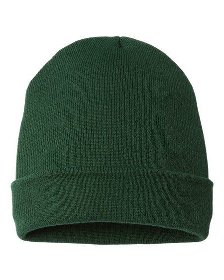 CAP AMERICA USA-Made 12" Cuffed Beanie - CAP AMERICA TKN24 CAP AMERICA Forest Green One Size