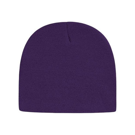 CAP AMERICA USA-Made 8 1/2" Beanie - CAP AMERICA TKN28 CAP AMERICA Purple One Size