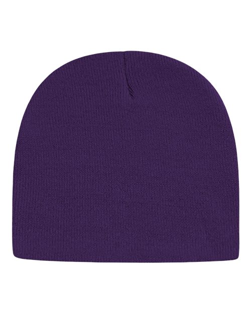 CAP AMERICA USA-Made 8 1/2" Beanie - CAP AMERICA TKN28 CAP AMERICA Purple One Size