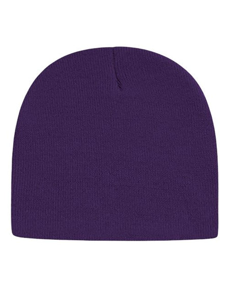 CAP AMERICA USA-Made 8 1/2" Beanie - CAP AMERICA TKN28 CAP AMERICA Purple One Size