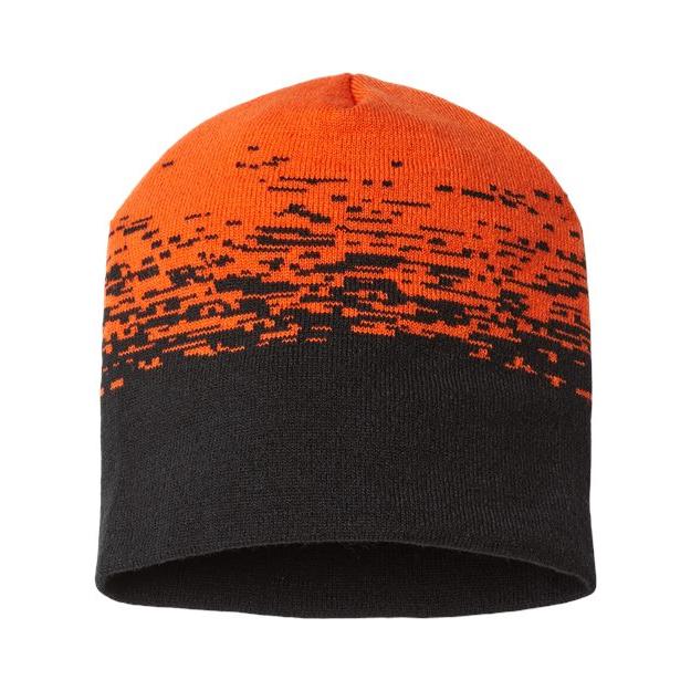 CAP AMERICA USA-Made Static Beanie - CAP AMERICA RKS9 CAP AMERICA Black/ Deep Orange One Size