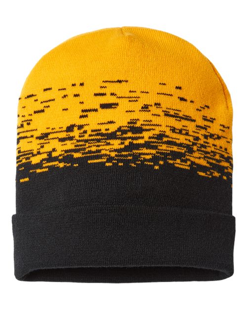 CAP AMERICA USA-Made Static Cuffed Beanie - CAP AMERICA RKS12 CAP AMERICA Black/ Gold One Size