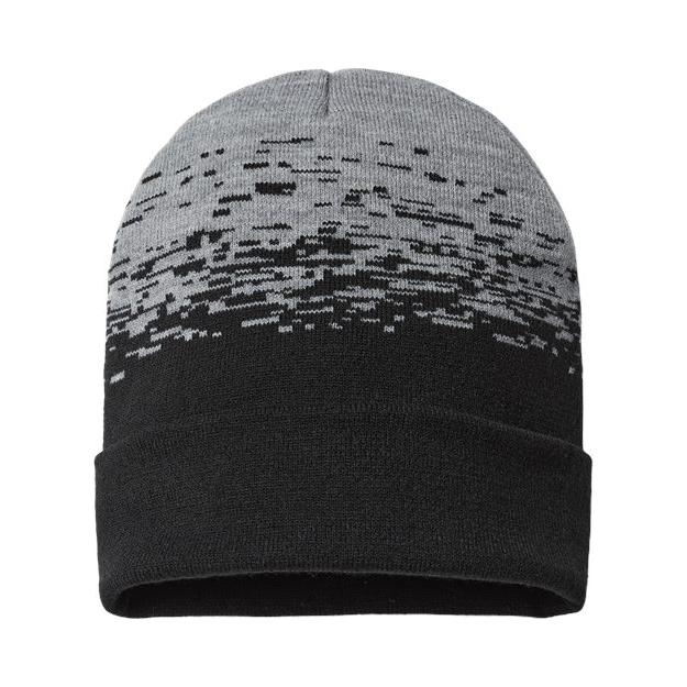 CAP AMERICA USA-Made Static Cuffed Beanie - CAP AMERICA RKS12 CAP AMERICA Black/ Heather One Size