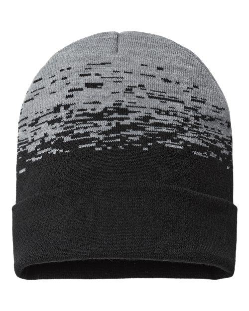 CAP AMERICA USA-Made Static Cuffed Beanie - CAP AMERICA RKS12 CAP AMERICA Black/ Heather One Size