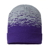 CAP AMERICA USA-Made Static Cuffed Beanie - CAP AMERICA RKS12 CAP AMERICA Purple/ Heather One Size