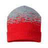 CAP AMERICA USA-Made Static Cuffed Beanie - CAP AMERICA RKS12 CAP AMERICA True Red/ Heather One Size
