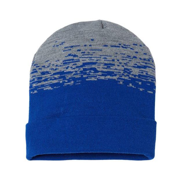 CAP AMERICA USA-Made Static Cuffed Beanie - CAP AMERICA RKS12 CAP AMERICA True Royal/ Heather One Size