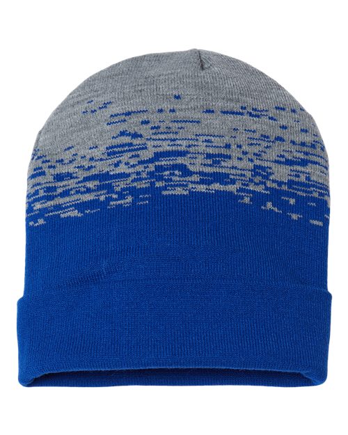 CAP AMERICA USA-Made Static Cuffed Beanie - CAP AMERICA RKS12 CAP AMERICA True Royal/ Heather One Size