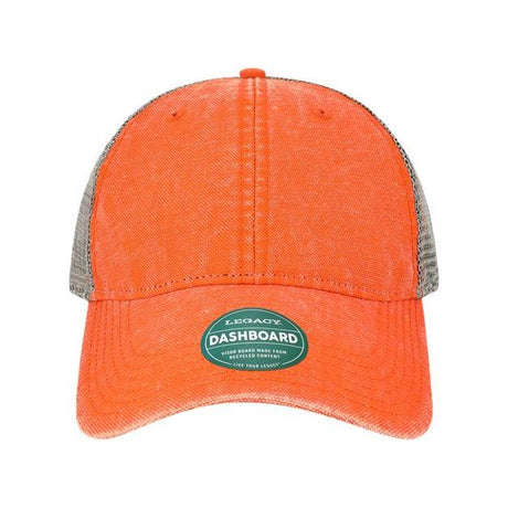 LEGACY Dashboard Trucker Cap - LEGACY DTA LEGACY Orange/ Grey Adjustable