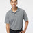 Paragon Men's Saratoga Performance Mini Mesh Polo - Heather Grey - Paragon 100 Paragon Heather Grey S