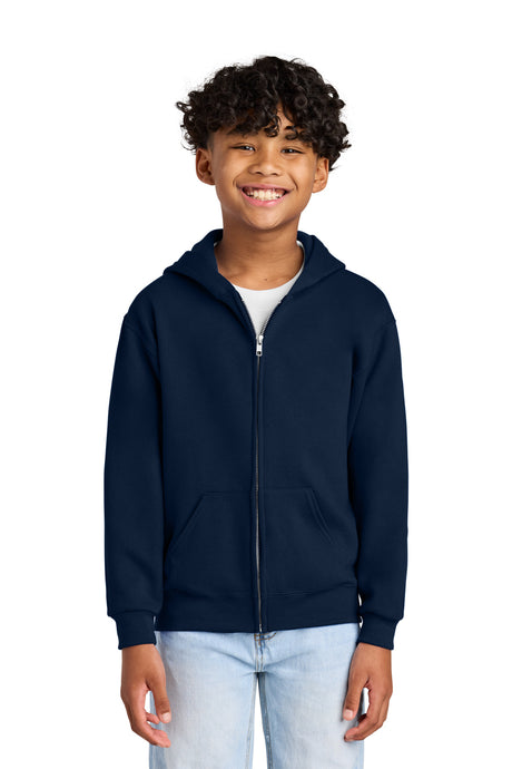 Jerzees ®  - Youth NuBlend ®  Full-Zip Hooded Sweatshirt.  993B - Jerzees 993B