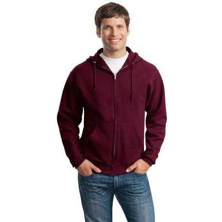 Mens NuBlend Full-Zip Hooded Sweatshirt Joe's USA Mens Apparel