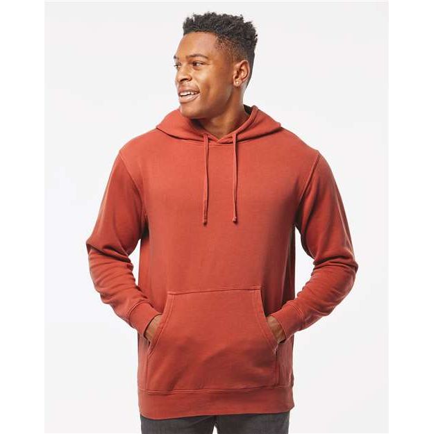 Independent Trading Co. Midweight Pigment-Dyed Hooded Sweatshirt - Pigment Amber - Independent Trading Co. PRM4500 Independent Trading Co. Pigment Amber XS