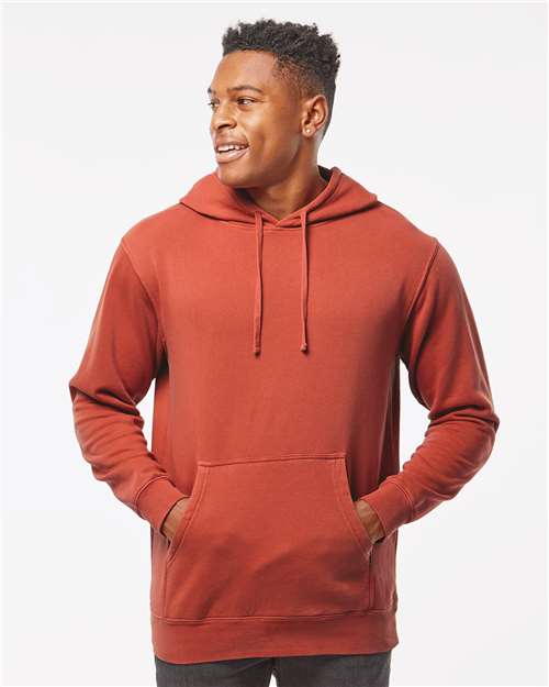 Independent Trading Co. Midweight Pigment-Dyed Hooded Sweatshirt - Pigment Amber - Independent Trading Co. PRM4500 Independent Trading Co.