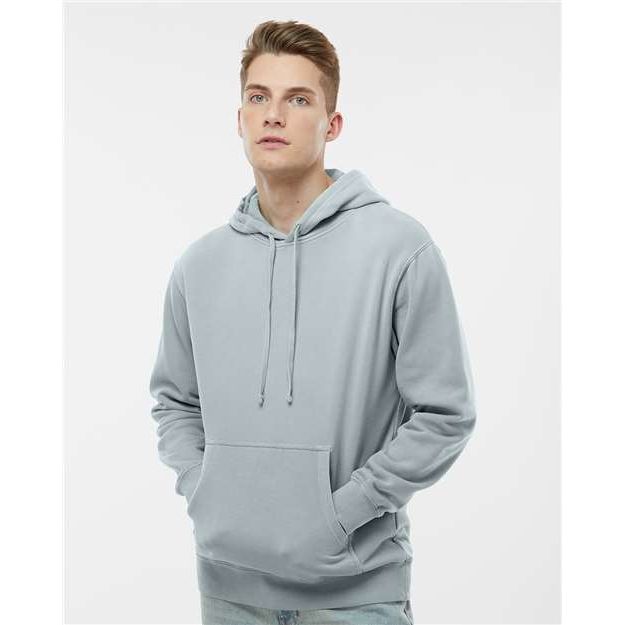 Independent Trading Co. Midweight Pigment-Dyed Hooded Sweatshirt - Pigment Sage - Independent Trading Co. PRM4500 Independent Trading Co.