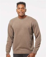 Independent Trading Co. PRM3500 Unisex Midweight Pigment-Dyed Crewneck Sweatshirt | Wholesale Pigment-Dyed Crewneck