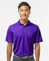 Paragon Men's Saratoga Performance Mini Mesh Polo - Purple - Paragon 100 Paragon Purple S