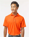 Paragon Men's Saratoga Performance Mini Mesh Polo - Orange - Paragon 100 Paragon Orange S