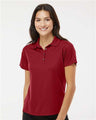 Paragon Women's Saratoga Performance Mini Mesh Polo - Cardinal - Paragon 104 Paragon Cardinal XS